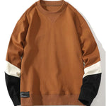 Velira Sweatshirts peru / S Spalvų blokas Crewneck megztinis
