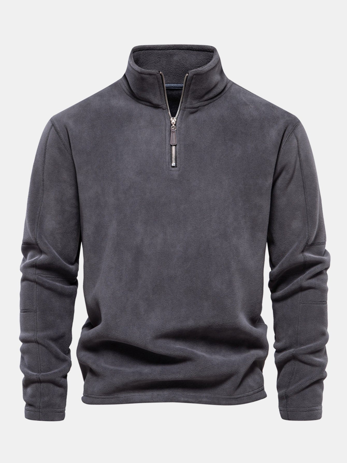 Velira Sweatshirts pilka / S Poliarinio Fleece Ketvirčio Užtrauktuko Megztinis