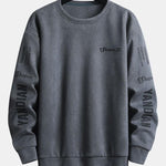 Velira Sweatshirts pilka / S Raštinė Suede Crew Neck Džemperis