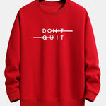 Velira Sweatshirts raudona / XS Nepasiduok! Atsipalaidavęs prigludęs džemperis