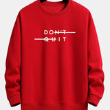Velira Sweatshirts raudona / XS Nepasiduok! Atsipalaidavęs prigludęs džemperis