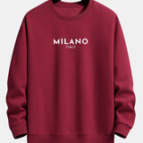 Velira Sweatshirts raudonmedžio / XS Milano spaudinys laisvas prigludimas megztinis