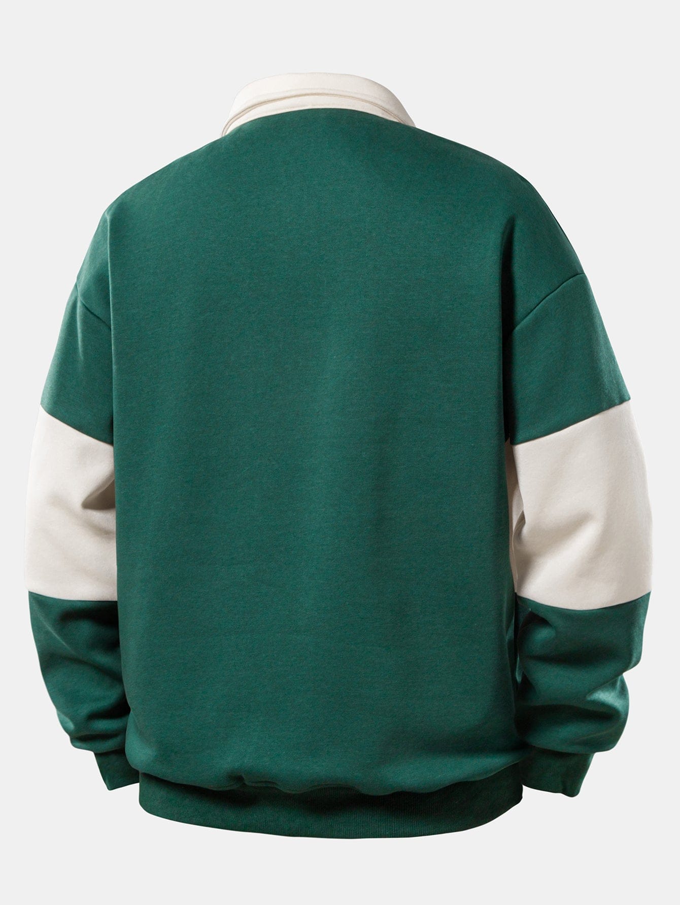 Velira Sweatshirts Relaksuotas Los Andželo spausdinimo spalvų blokas polo apykaklės džemperis