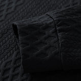 Velira Sweatshirts Relax Fit Geometrinis Žakardo Crew Neck Megztinis