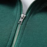 Velira Sweatshirts Relax Fit Kontrasto Užtrauktuko Polo Megztinis