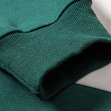 Velira Sweatshirts Relax Fit Kontrasto Užtrauktuko Polo Megztinis