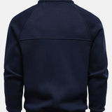 Velira Sweatshirts Ribota Raglano Rankovė Ketvirčio Užtrauktukas Svetimas