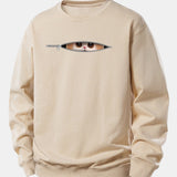 Velira Sweatshirts Ruda / XS Užtrauktuko katės spaudo laisvo kirpimo džemperis