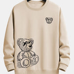 Velira Sweatshirts rusva / S Meškos Pėdsakų Laisvalaikio Fit Džemperis