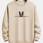 Velira Sweatshirts rusva / S Žiūrintis Vokiečių Aviganis Spauda Laisvas Pritaikymas Palaidinė