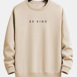 Velira Sweatshirts rusva / XS Būk geras spausdinimo laisvalaikio megztinis