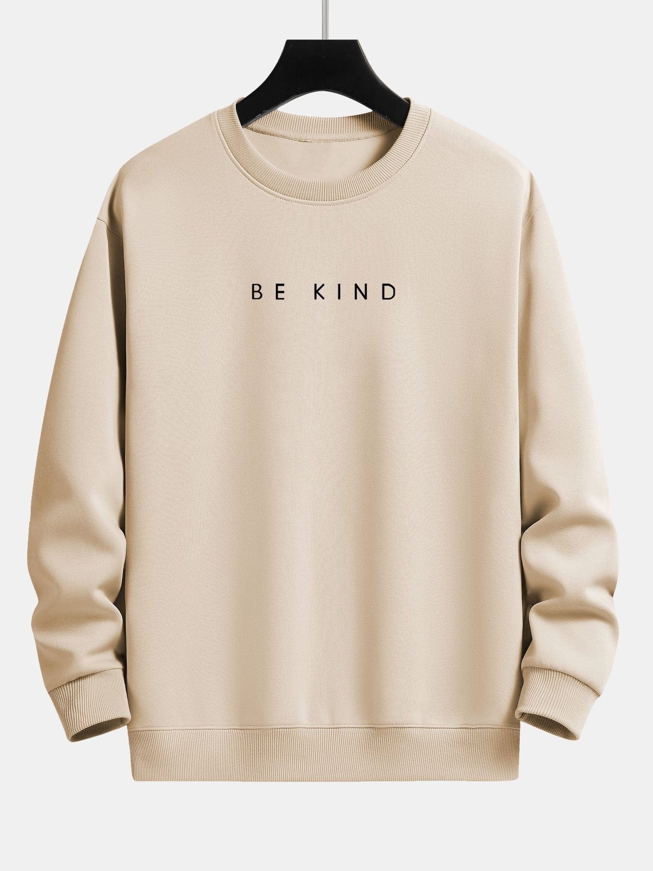 Velira Sweatshirts rusva / XS Būk geras spausdinimo laisvalaikio megztinis