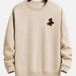 Velira Sweatshirts rusva / XS Meškiuko Spaudas Atsipalaidavęs Džemperis