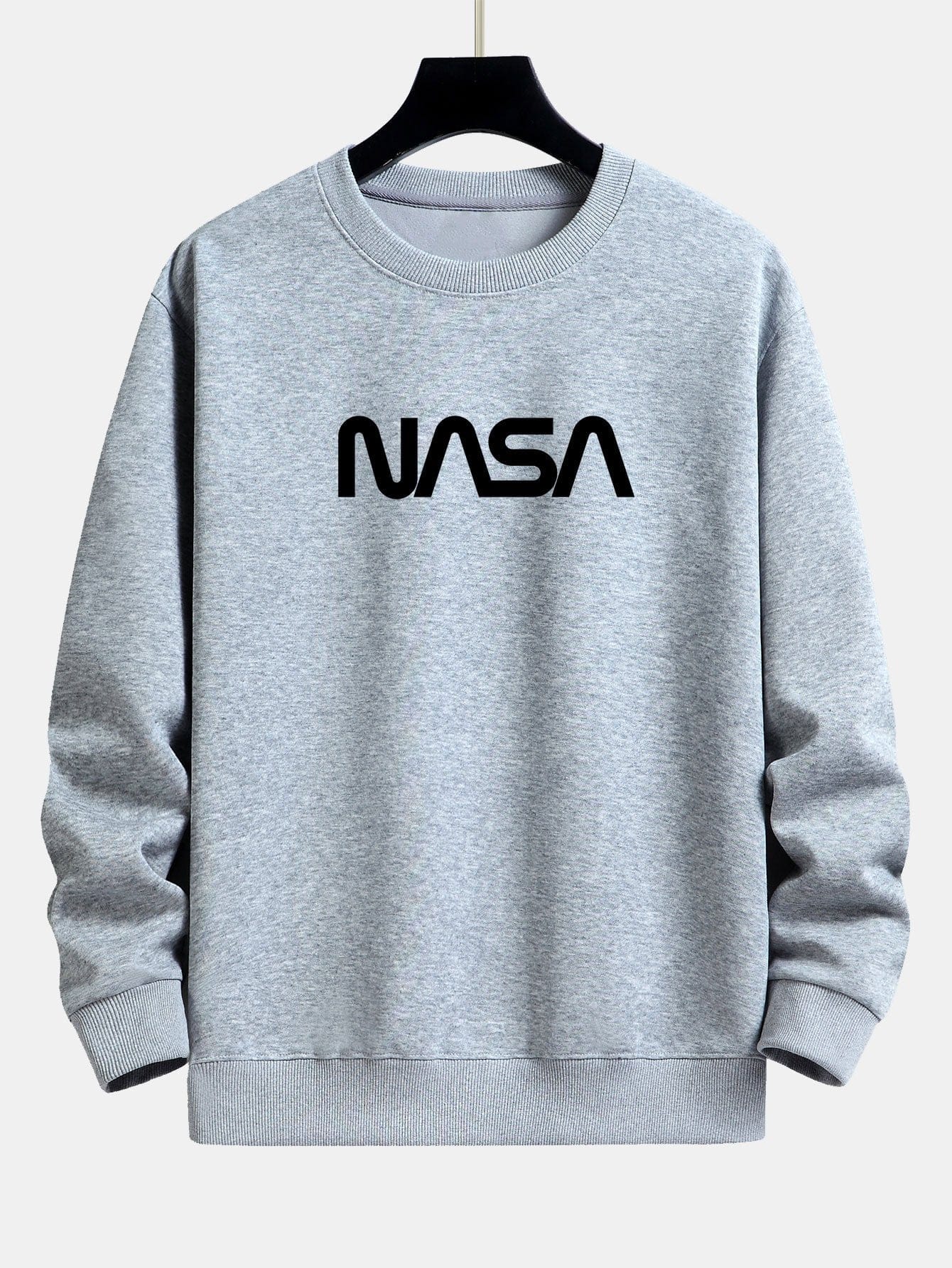 Velira Sweatshirts sidabrinė / S NASA Print Relax Fit Sweatshirt