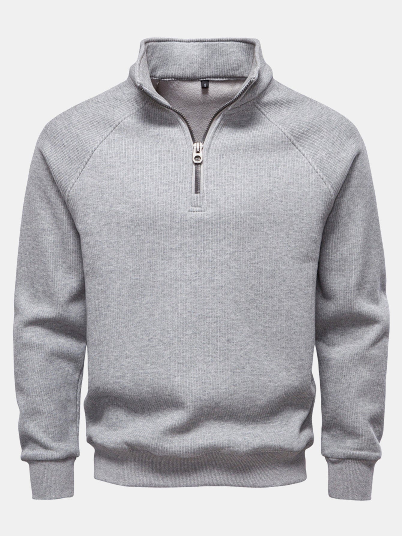 Velira Sweatshirts sidabrinė / S Ribota Raglano Rankovė Ketvirčio Užtrauktukas Svetimas