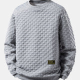 Velira Sweatshirts Sidabrinė / S Šaškinis Jacquard Palaidinukas