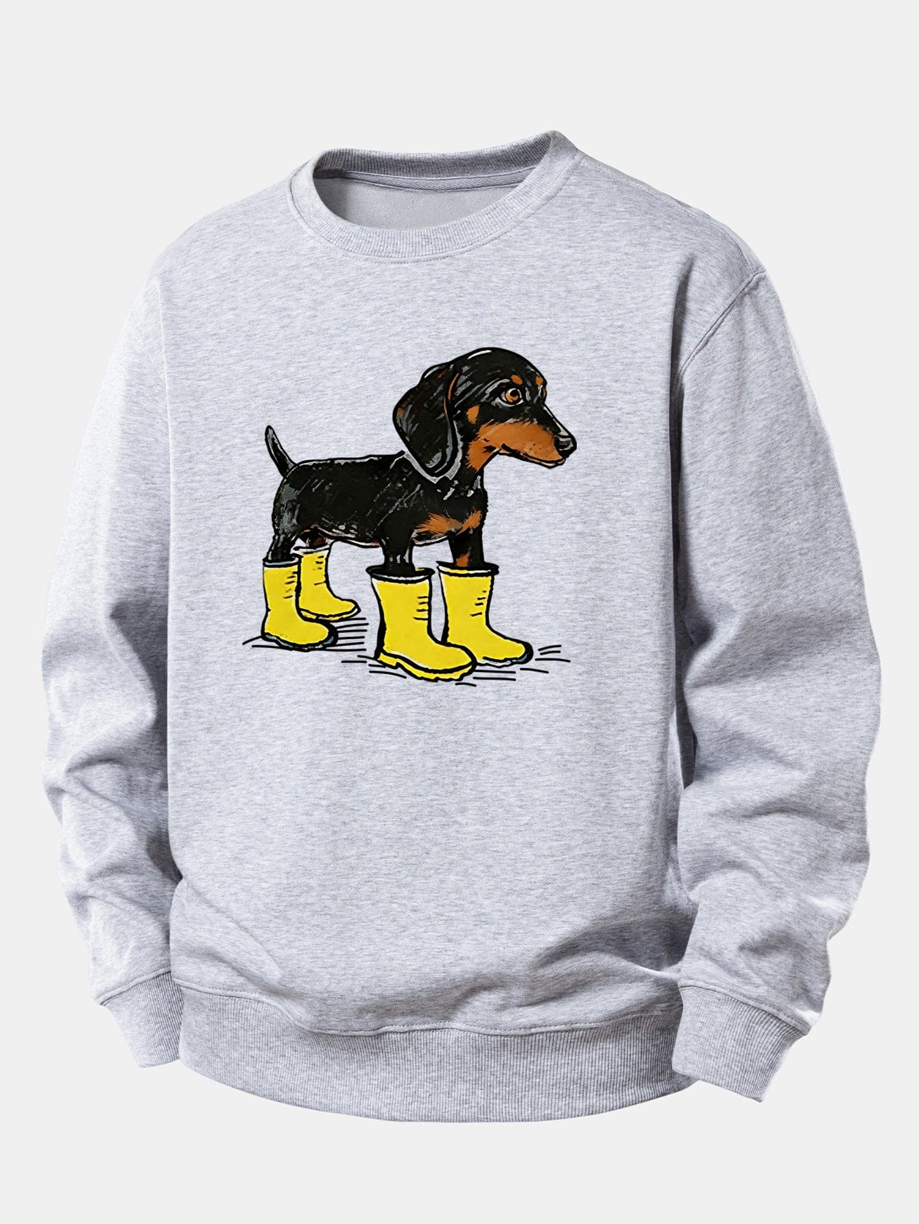 Velira Sweatshirts Sidabrinė / XS Batai su takso atspaudu, laisvas kirpimas, džemperis