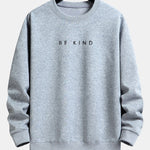 Velira Sweatshirts sidabrinė / XS Būk geras spausdinimo laisvalaikio megztinis