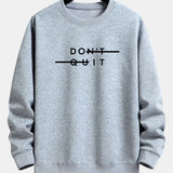 Velira Sweatshirts sidabrinė / XS Nepasiduok! Atsipalaidavęs prigludęs džemperis