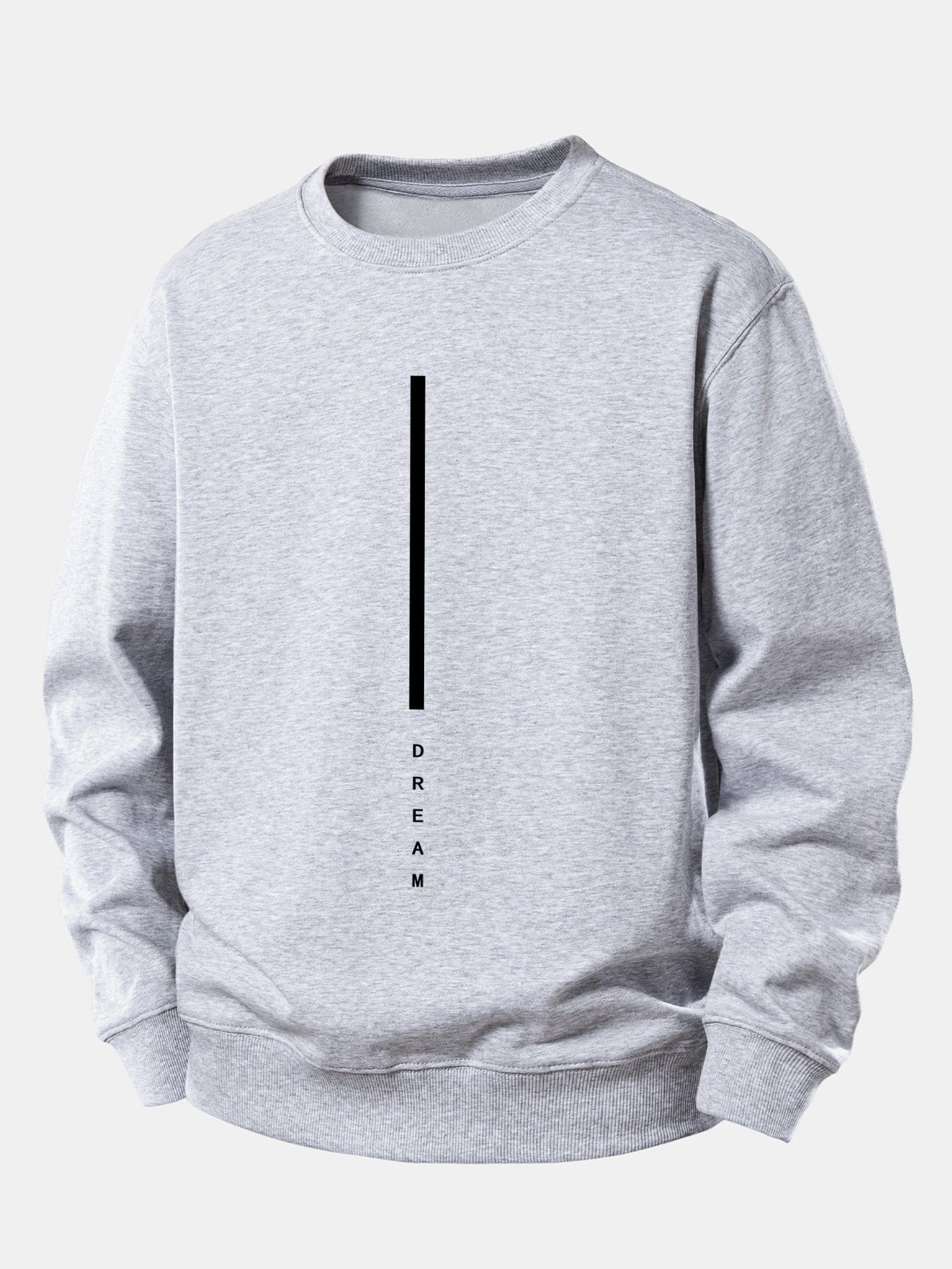 Velira Sweatshirts Sidabrinė / XS Svajonių Dryžuotas Spausdinimas Laisvas Fit Palaidinukė