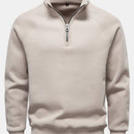 Velira Sweatshirts smėlinė / S Ribota Raglano Rankovė Ketvirčio Užtrauktukas Svetimas