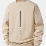 Velira Sweatshirts Smėlio / XS Svajonių Dryžuotas Spausdinimas Laisvas Fit Palaidinukė