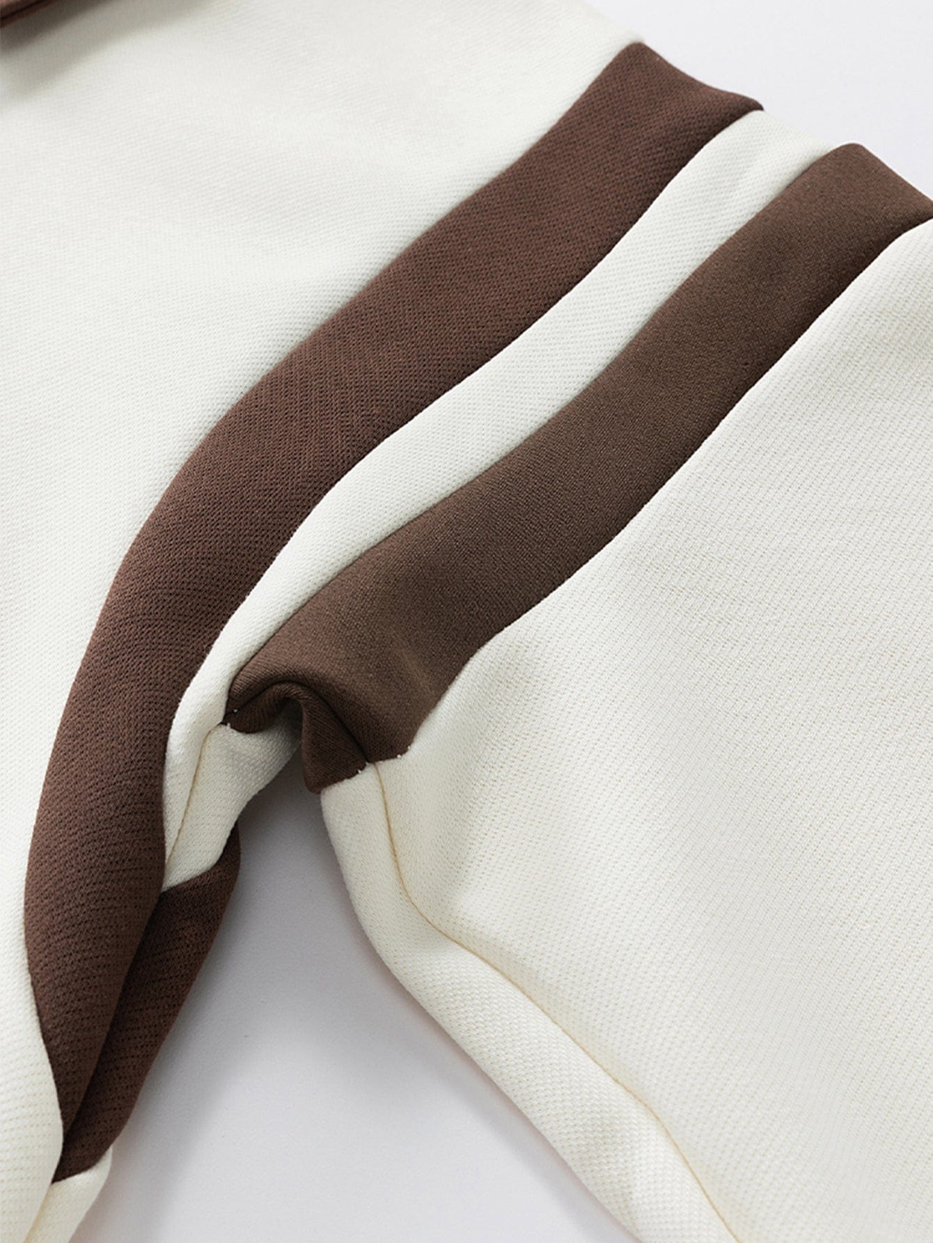 Velira Sweatshirts Spalvotas Bloko Užtrauktuko Polo Džemperis