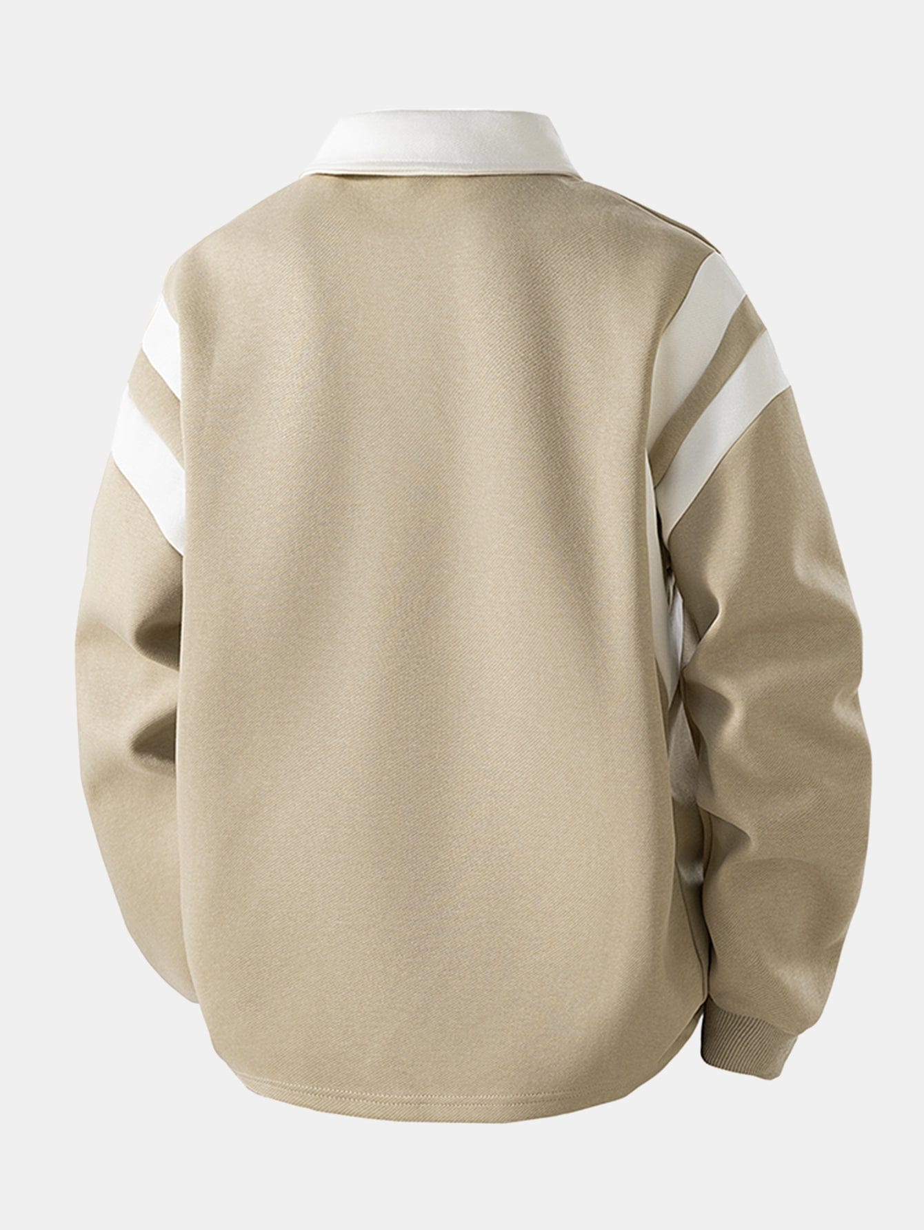 Velira Sweatshirts Spalvotas Bloko Užtrauktuko Polo Džemperis