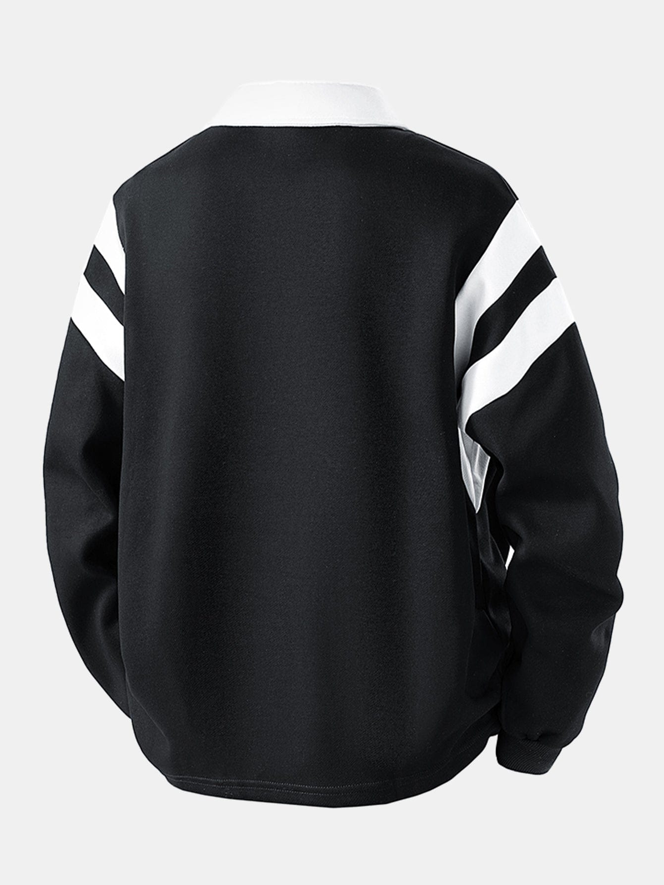 Velira Sweatshirts Spalvotas Bloko Užtrauktuko Polo Džemperis