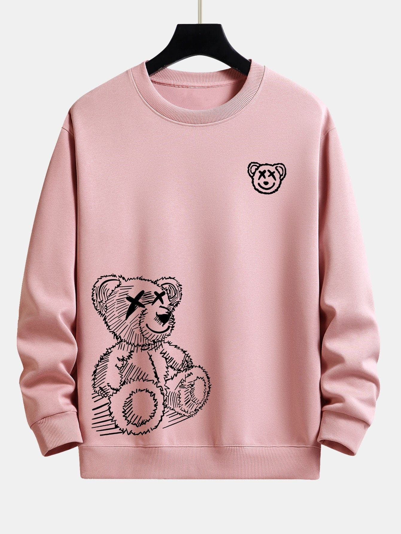 Velira Sweatshirts šviesiai rožinė / S Meškos Pėdsakų Laisvalaikio Fit Džemperis