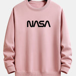 Velira Sweatshirts šviesiai rožinė / S NASA Print Relax Fit Sweatshirt
