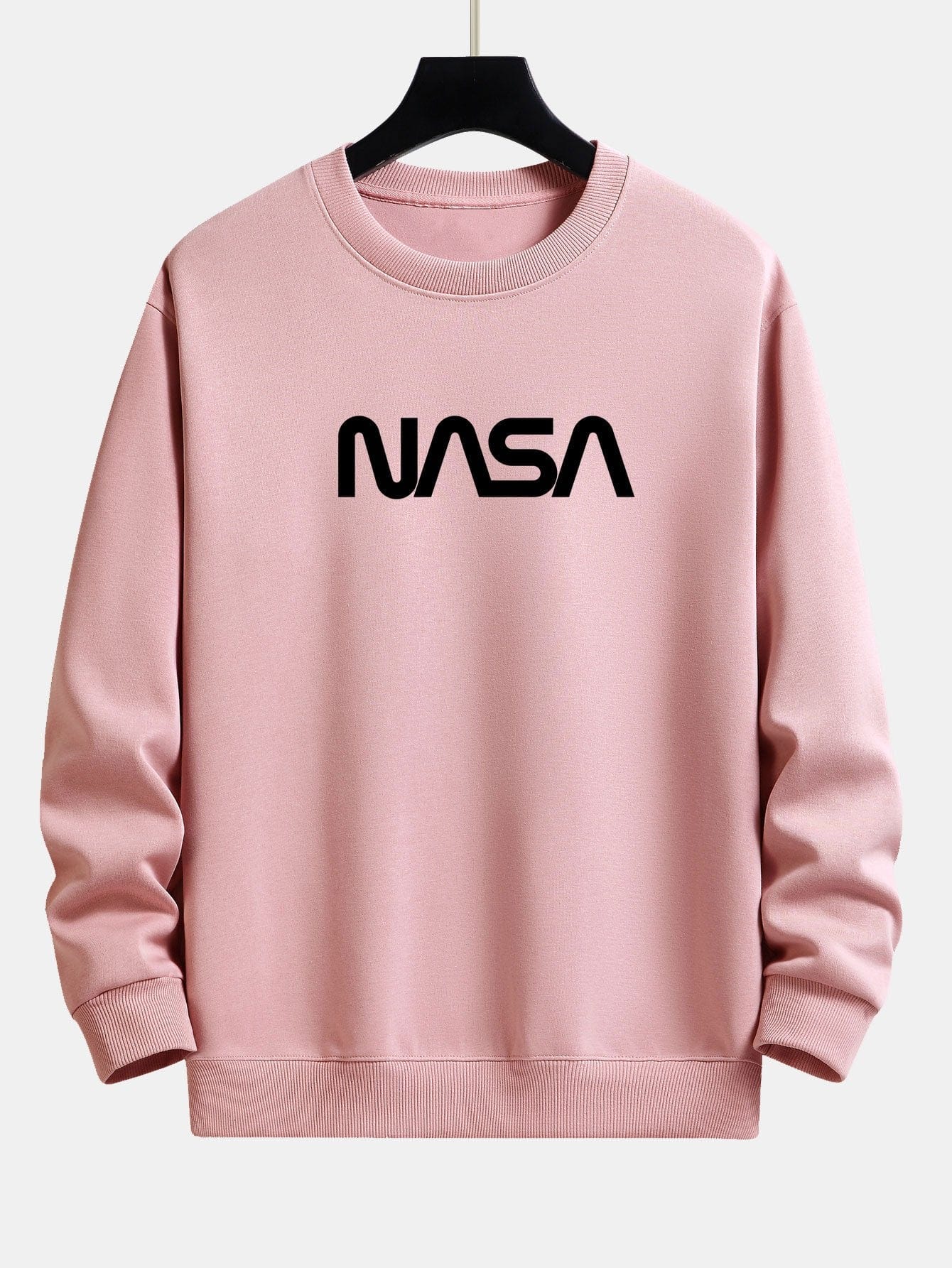 Velira Sweatshirts šviesiai rožinė / S NASA Print Relax Fit Sweatshirt