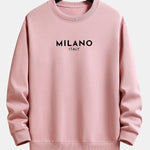 Velira Sweatshirts šviesiai rožinė / XS Milano spaudinys laisvas prigludimas megztinis