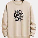 Velira Sweatshirts šviesiai ruda / XS Be poilsio dienų spausdinta laisva fit džemperis