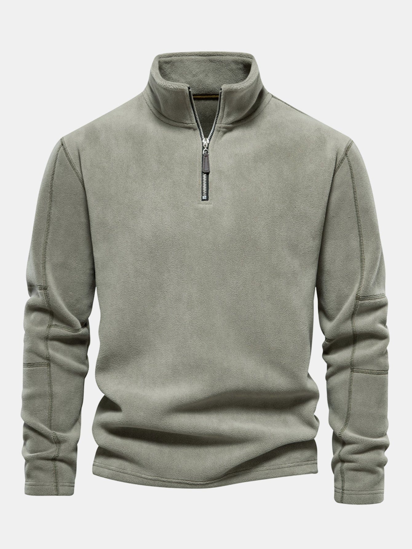 Velira Sweatshirts šviesiai žalia / S Poliarinio Fleece Ketvirčio Užtrauktuko Megztinis