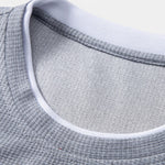 Velira Sweatshirts Šypsenėlių veido spauda 2 in 1 ilgomis rankovėmis vaflinis marškinėliai