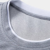 Velira Sweatshirts Šypsenėlių veido spauda 2 in 1 ilgomis rankovėmis vaflinis marškinėliai