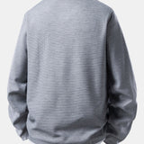 Velira Sweatshirts Šypsenėlių veido spauda 2 in 1 ilgomis rankovėmis vaflinis marškinėliai