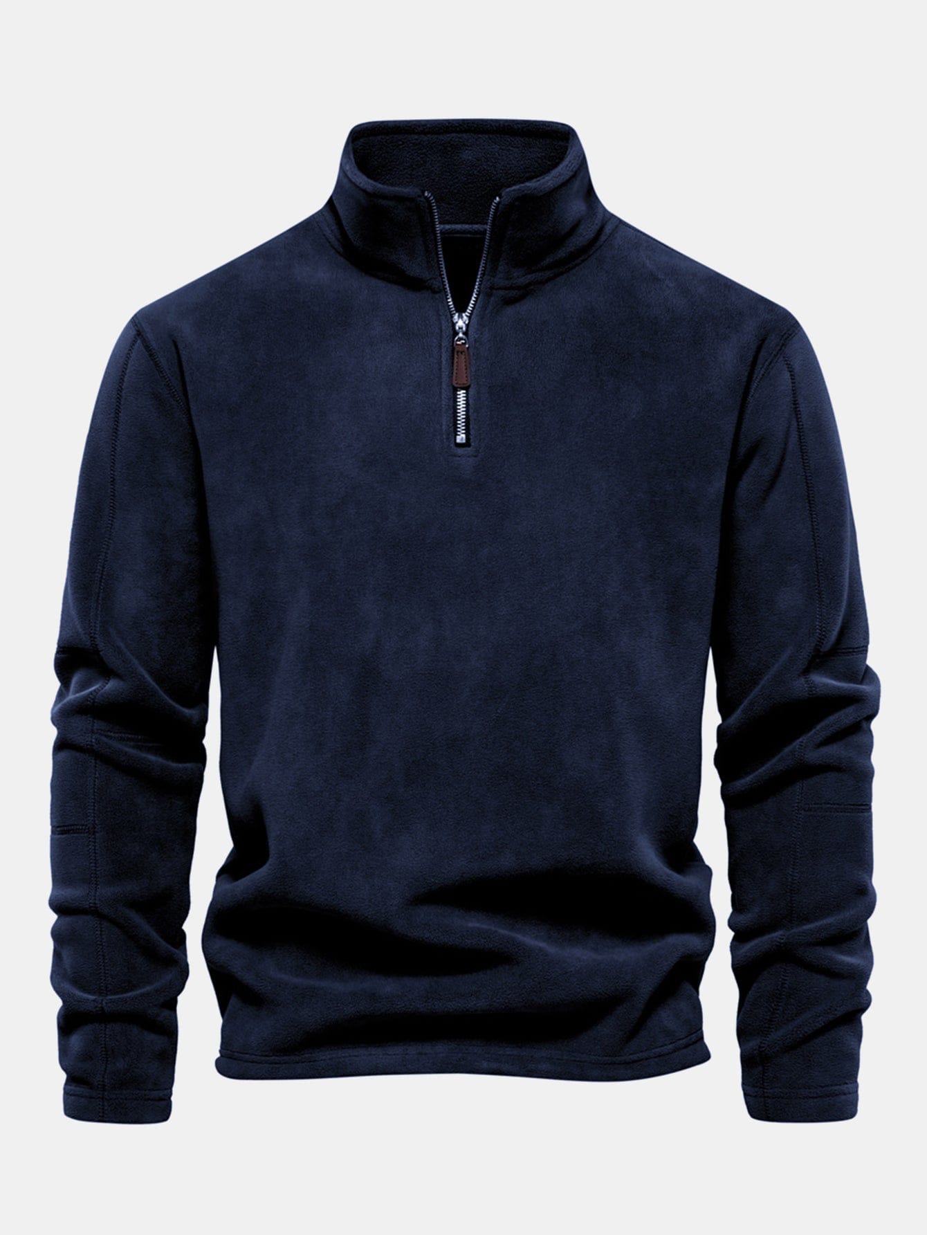Velira Sweatshirts tamsiai mėlyna / S Poliarinio Fleece Ketvirčio Užtrauktuko Megztinis