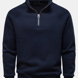 Velira Sweatshirts tamsiai mėlyna / S Ribota Raglano Rankovė Ketvirčio Užtrauktukas Svetimas