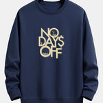 Velira Sweatshirts tamsiai mėlyna / XS Be poilsio dienų spausdinta laisva fit džemperis