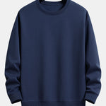 Velira Sweatshirts tamsiai mėlyna / XS Pagrindinė Atsipalaidavusi Fit Mikina