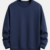 Velira Sweatshirts tamsiai mėlyna / XS Pagrindinė Atsipalaidavusi Fit Mikina
