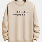Velira Sweatshirts tan / XS Nepasiduok! Atsipalaidavęs prigludęs džemperis