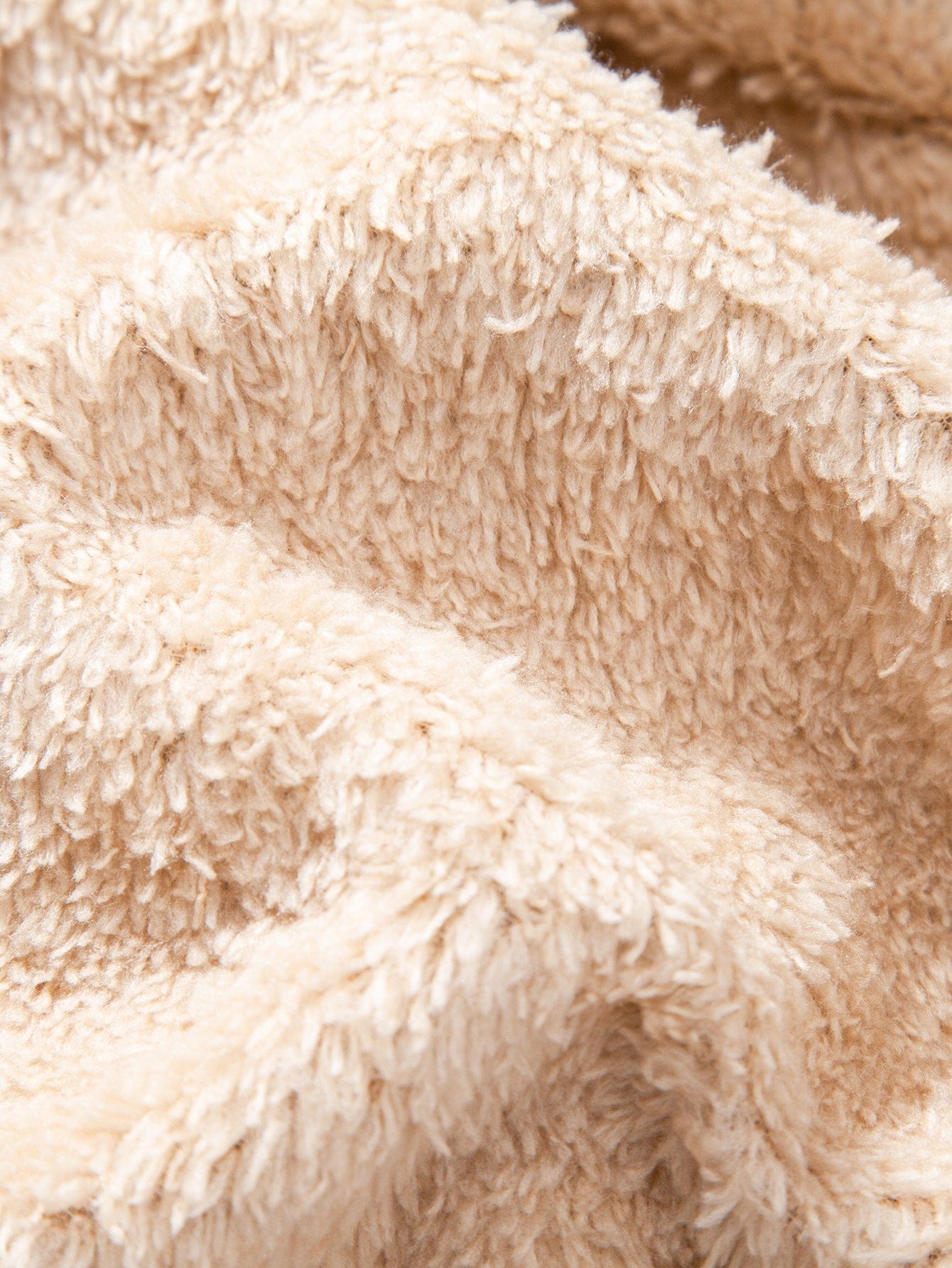 Velira Sweatshirts Vyrų Print Teddy Fleece Pamušalu Kaklo Megztinis