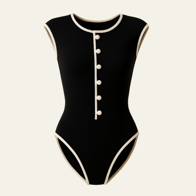 Velira Swim & Resort Wear Juoda / S Vienos dalies maudymosi kostiumas „Nerissimo“ iš Vienos