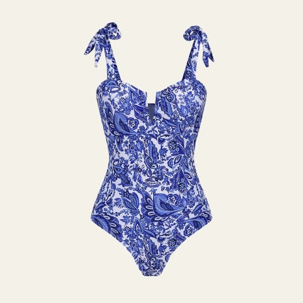 Velira Swim & Resort Wear Mėlyna / S Santorini Kaklo Dirželių Vieno Vnt. Maudymosi Kostiumėlis