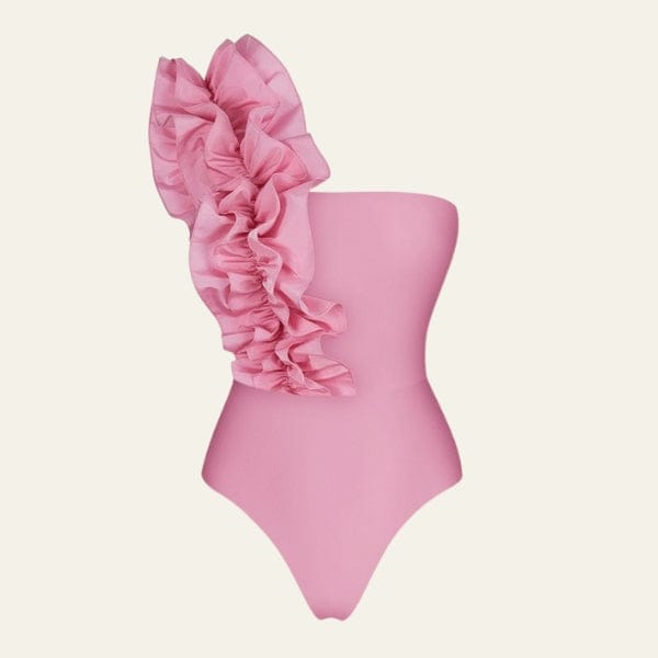 Velira Swim & Resort Wear Rožinė / S Ibizos Ruffles Detalės Vieno Vnt. Maudymosi Kostiumas