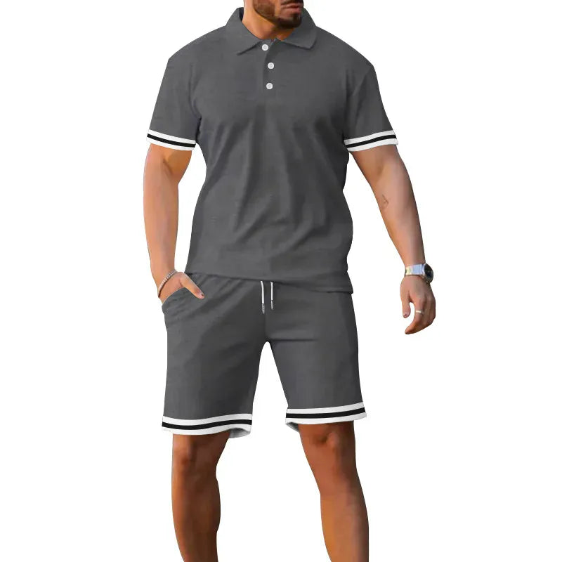 Velira Tamsiai pilka / S Elegantiškas Polo Komplektas