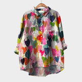 Velira Thalia™ | Laiko neturinti lininė blusa su fantazijos dizainu